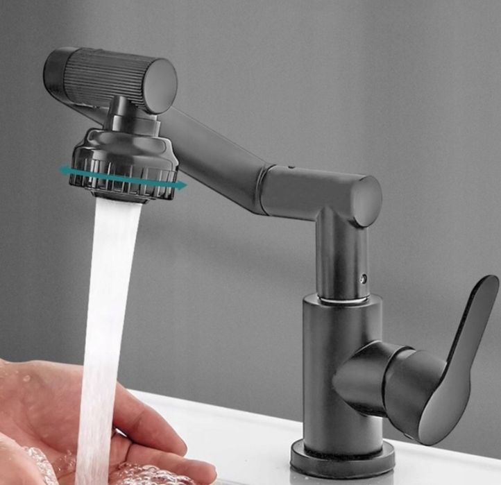 Obrotowa Bateria Kuchenna, Grafit Perlator 1080°