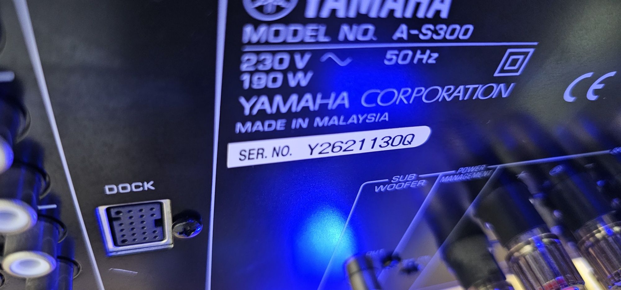 Yamaha A-S300 Zintegrowany wzmacniacz mocy+oryginalny pilot bdb.stan