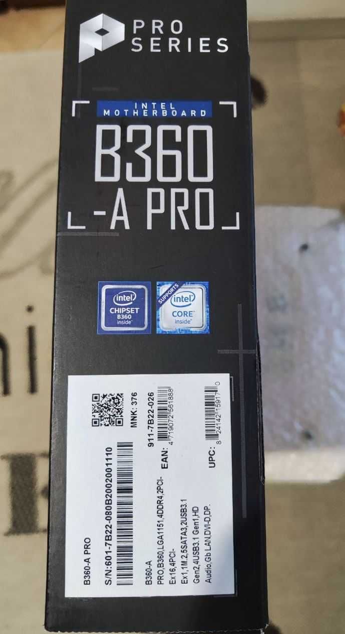 Материнська плата MSI B360-A Pro (s1151, Intel B360, PCI-Ex16)