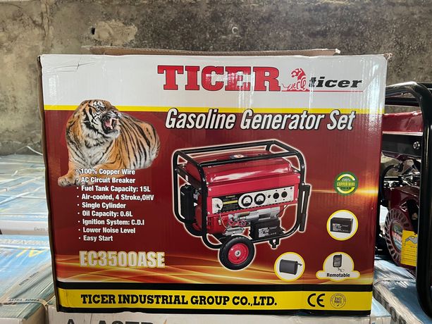 бензиновый генератор 2,8 Квт Tiger EC 3500 АSE