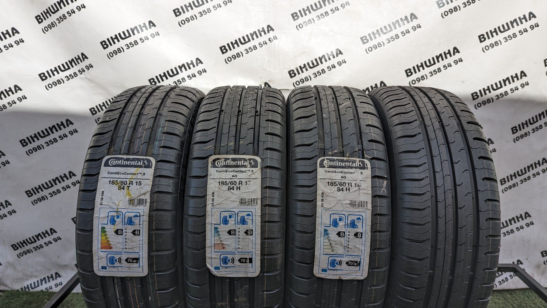 Шини 185/60 R 15 Continental ContiEcoContact 5. Нові колеса склад