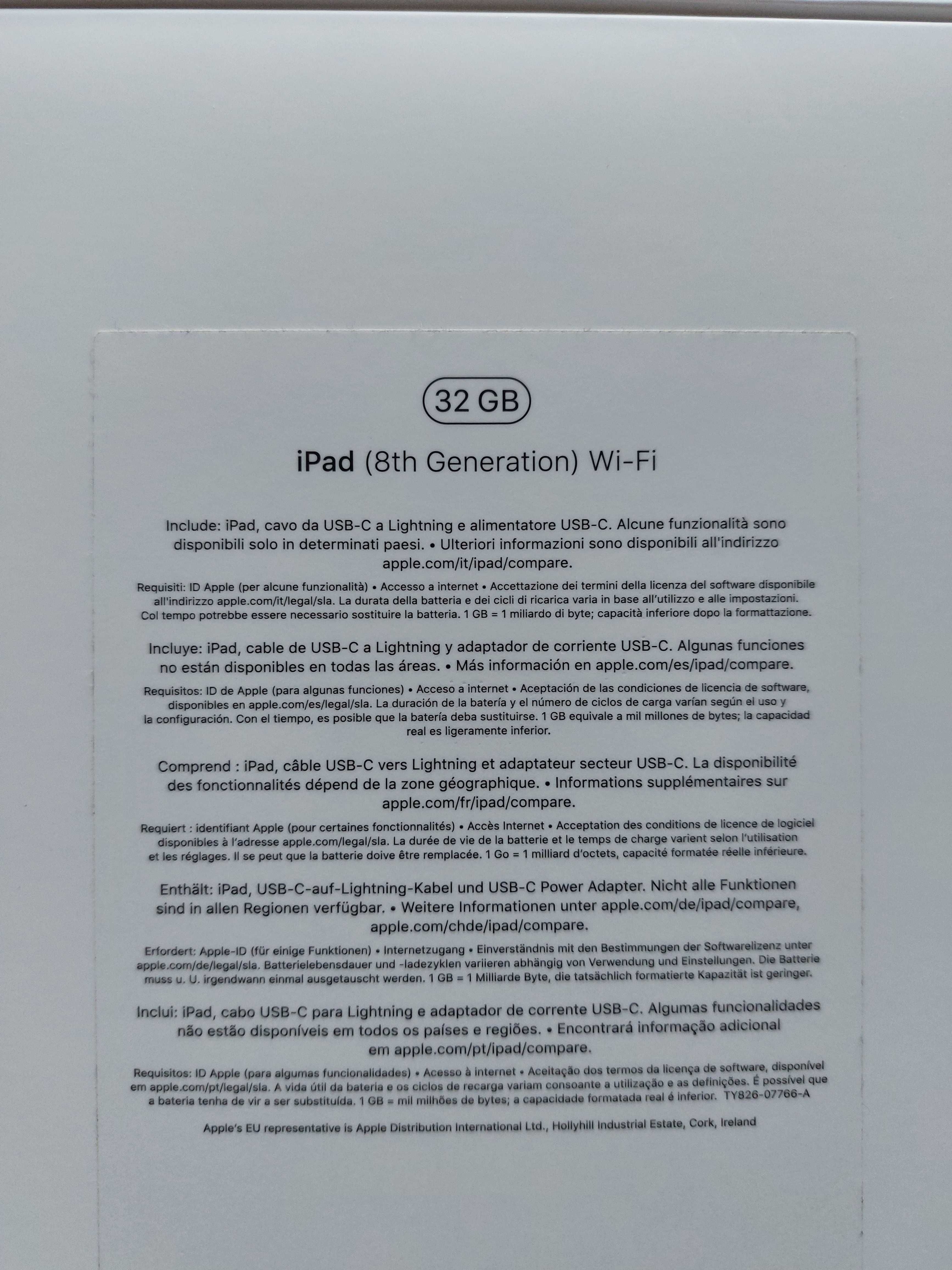 Ipad 8ª Geração 32GB (Space Grey)