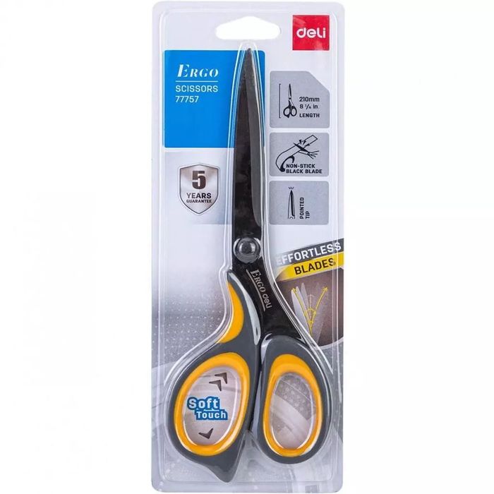 Nożyczki 21cm Soft Touch DELI. DELI