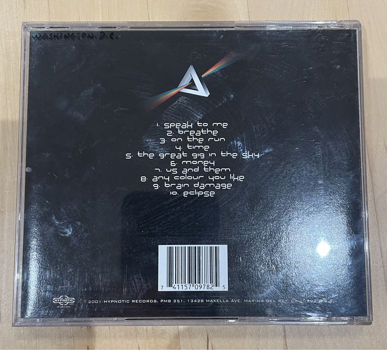 CD’s Dark side of the Moon