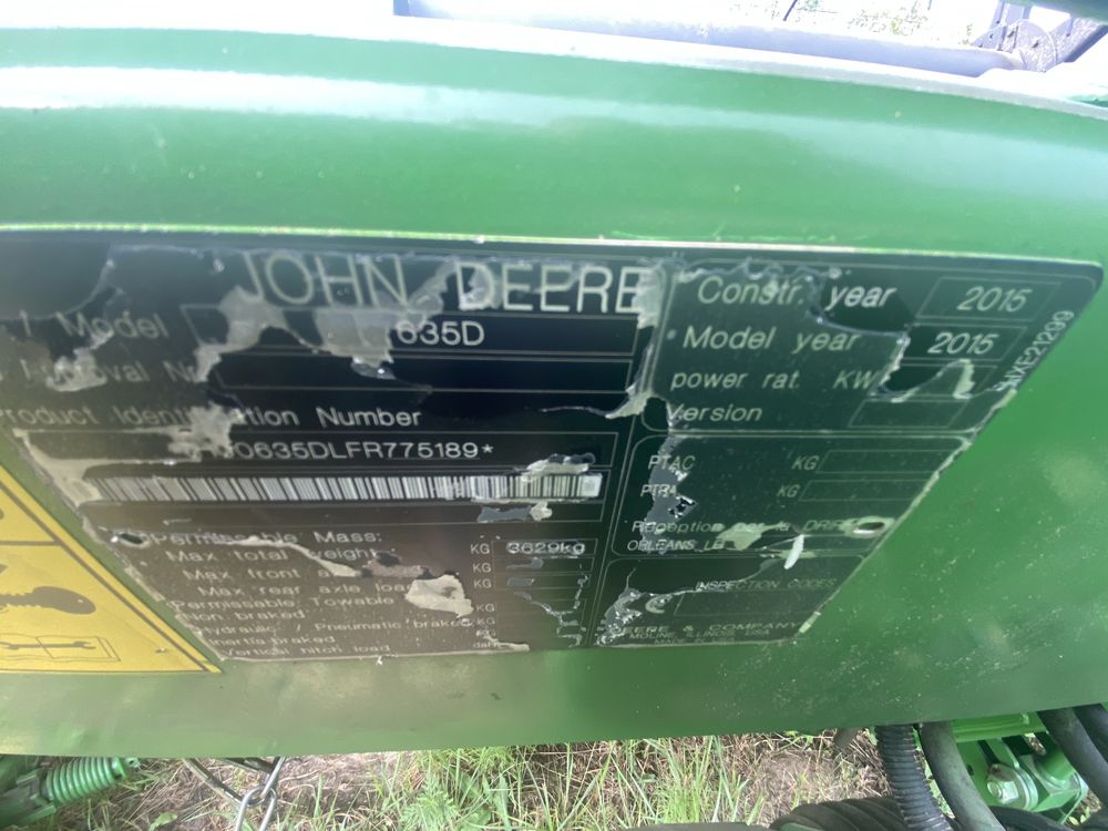 Жатка жниварка John Deere 635D з ріпаковим столом