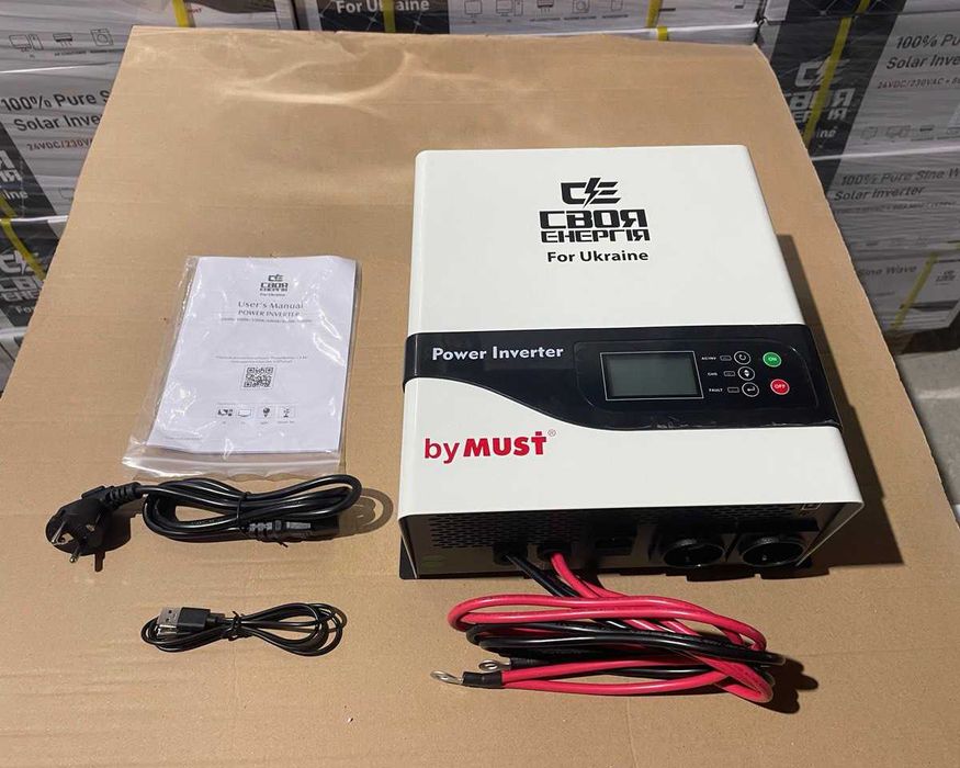 Инвертор напряжения (ИБП) MUST EP20-1012 PRO робоча напруга 1000 вт