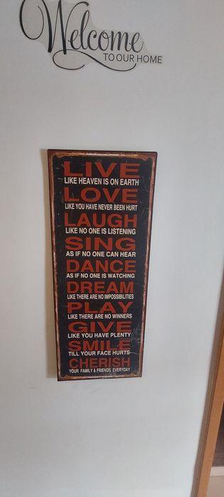 2 tabuletas decorativas