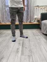 Spodnie jeansowe marmurkowe Bershka roz. 30