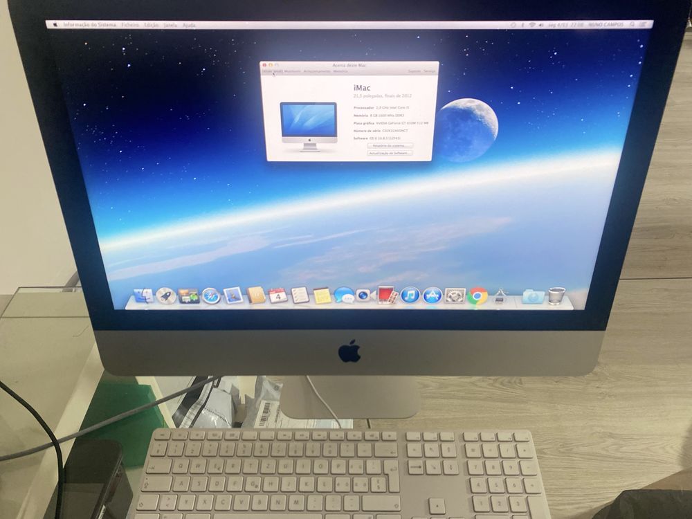 Imac 21,5 teclado apple