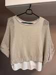 ___ ZARA ___ letni sweterek oversize r. M