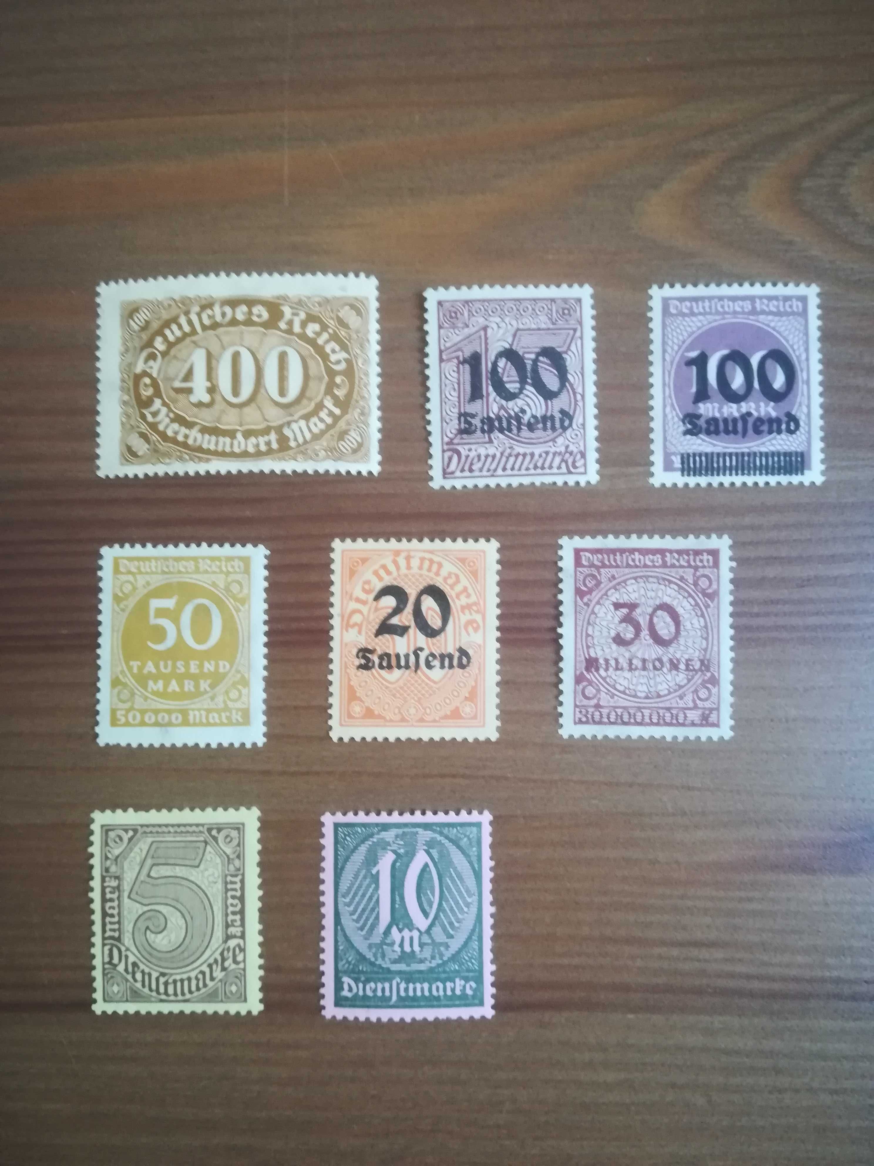 Sprzedam Zabytkowe Znaczki Niemieckie z Wizerunkiem Adolfa Hitlera