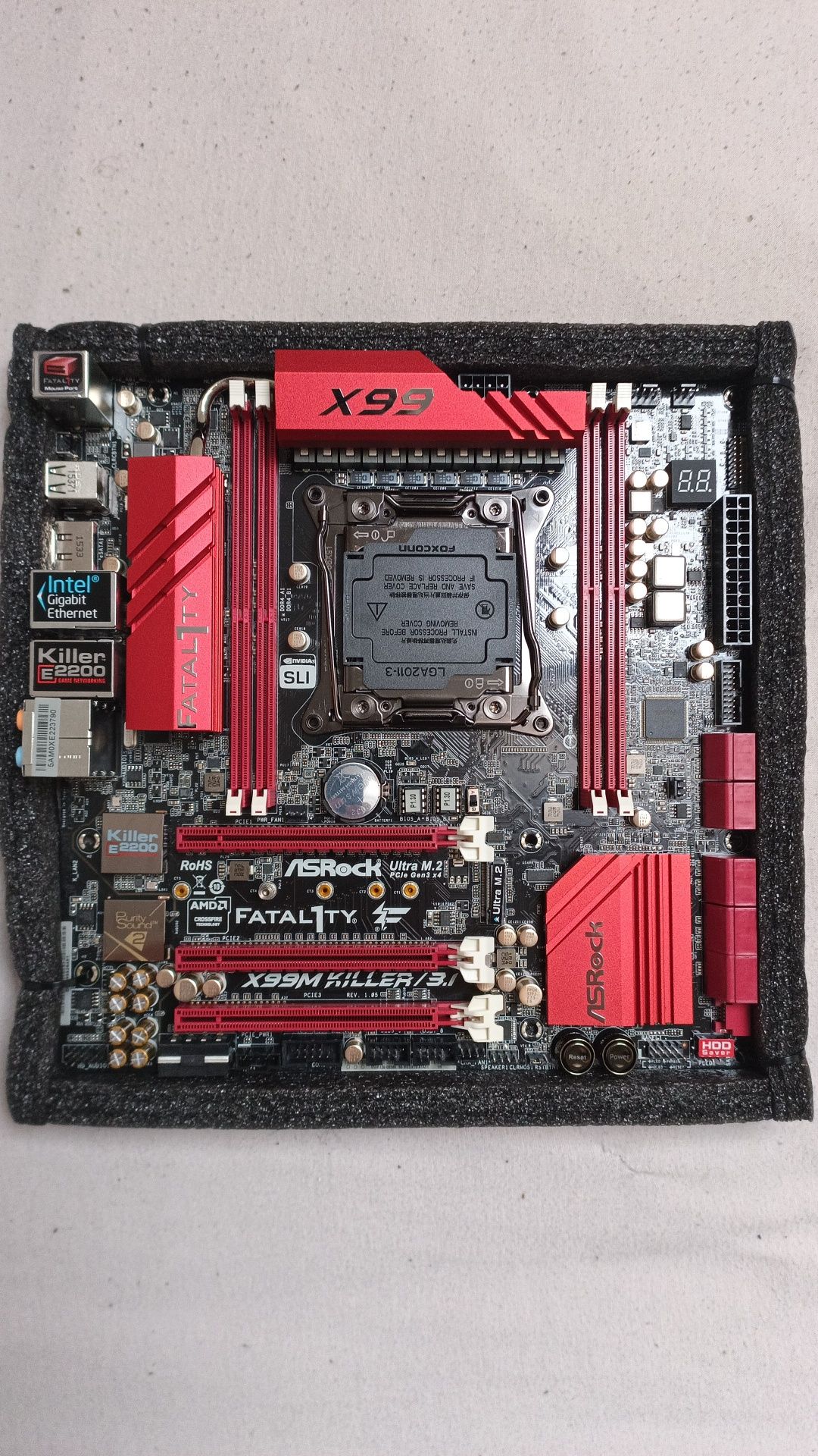 mATX Asrock fatal1ty x99m killer 3.1 2011 v3