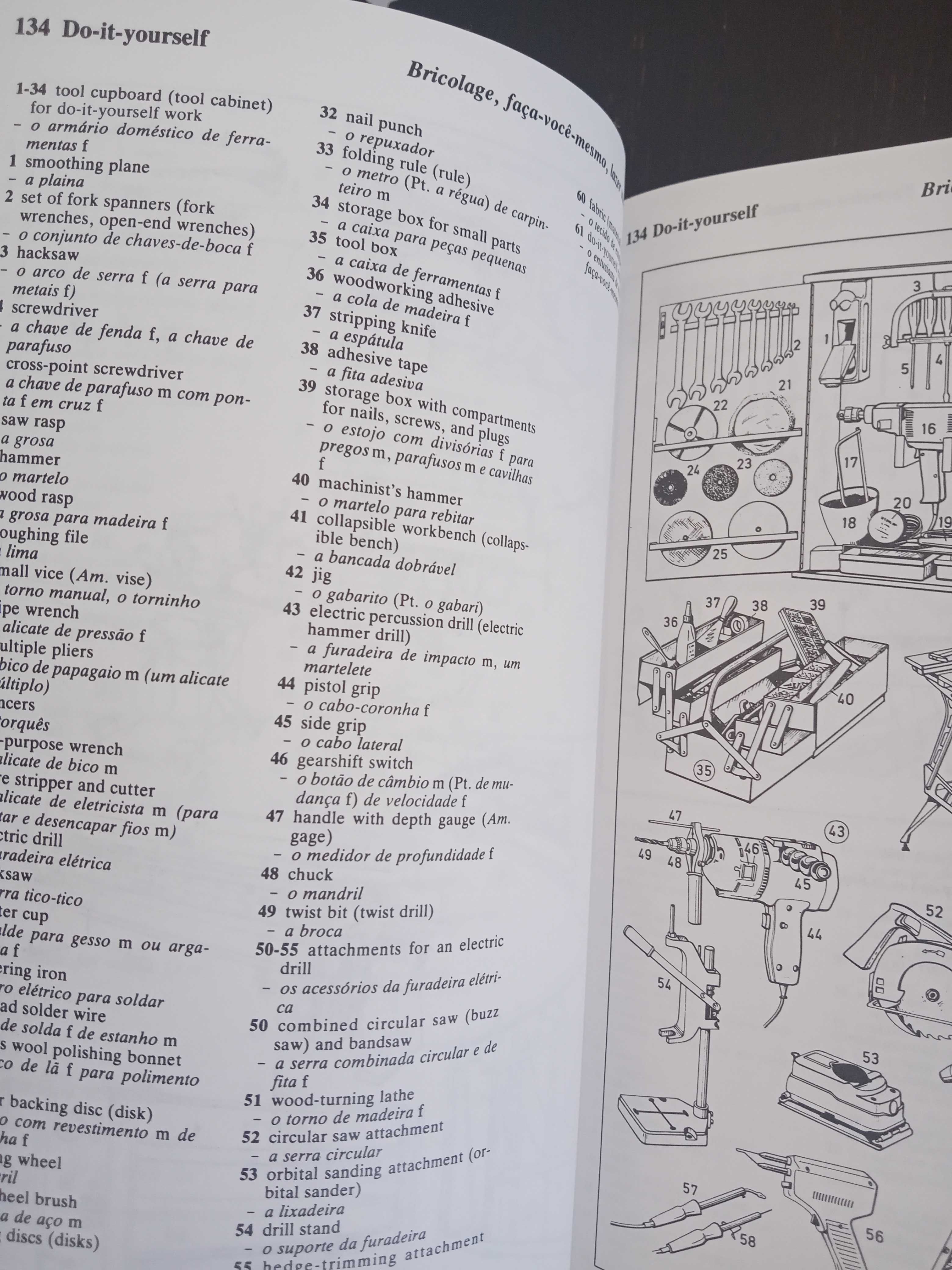 The Oxford-Duden Pictorial Portugueses& English Dicionário, 1992