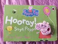 Horray Says Peppa, книга Finger Puppet Book. Пеппа книга.