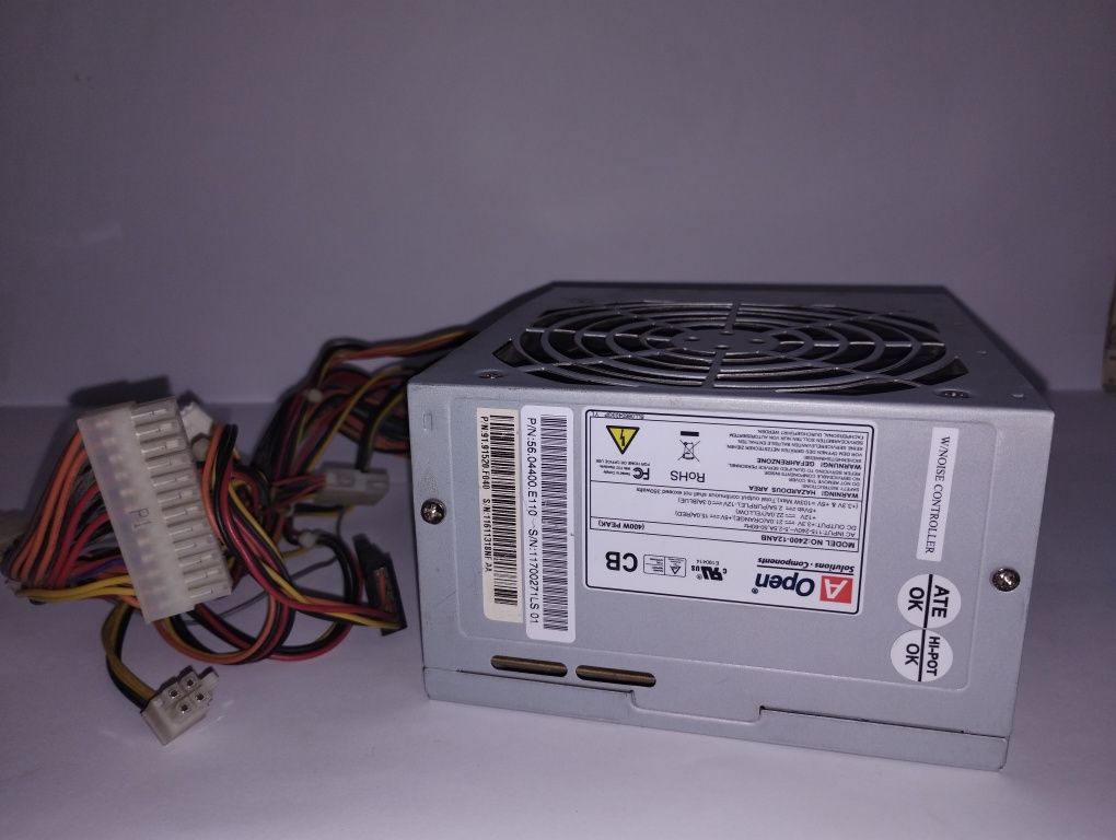 Блок живлення AOpen Z400-12ANB 400W / 400 Вт 1х80 мм