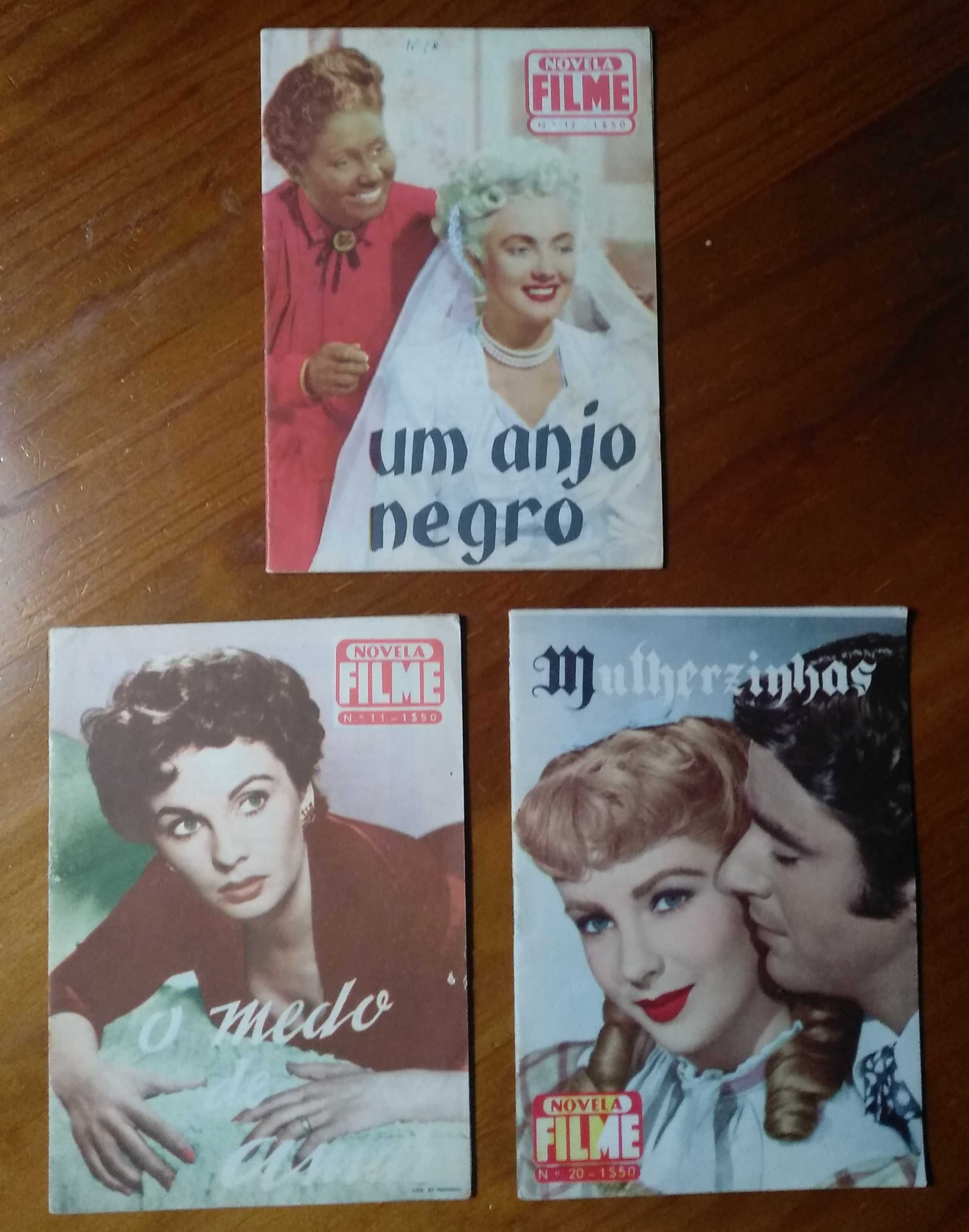 3 Revistas "Novela e Filme" dos anos 50