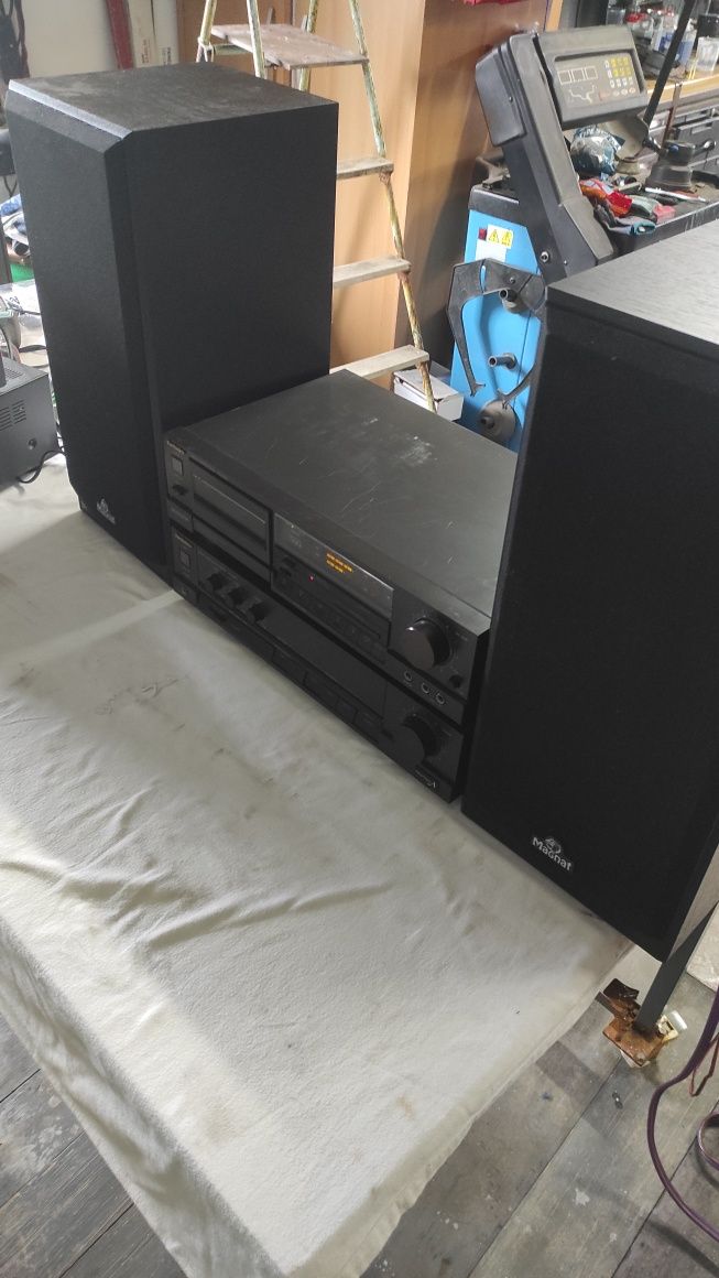 Technics wzmaczniacz deck kolumny Magnat