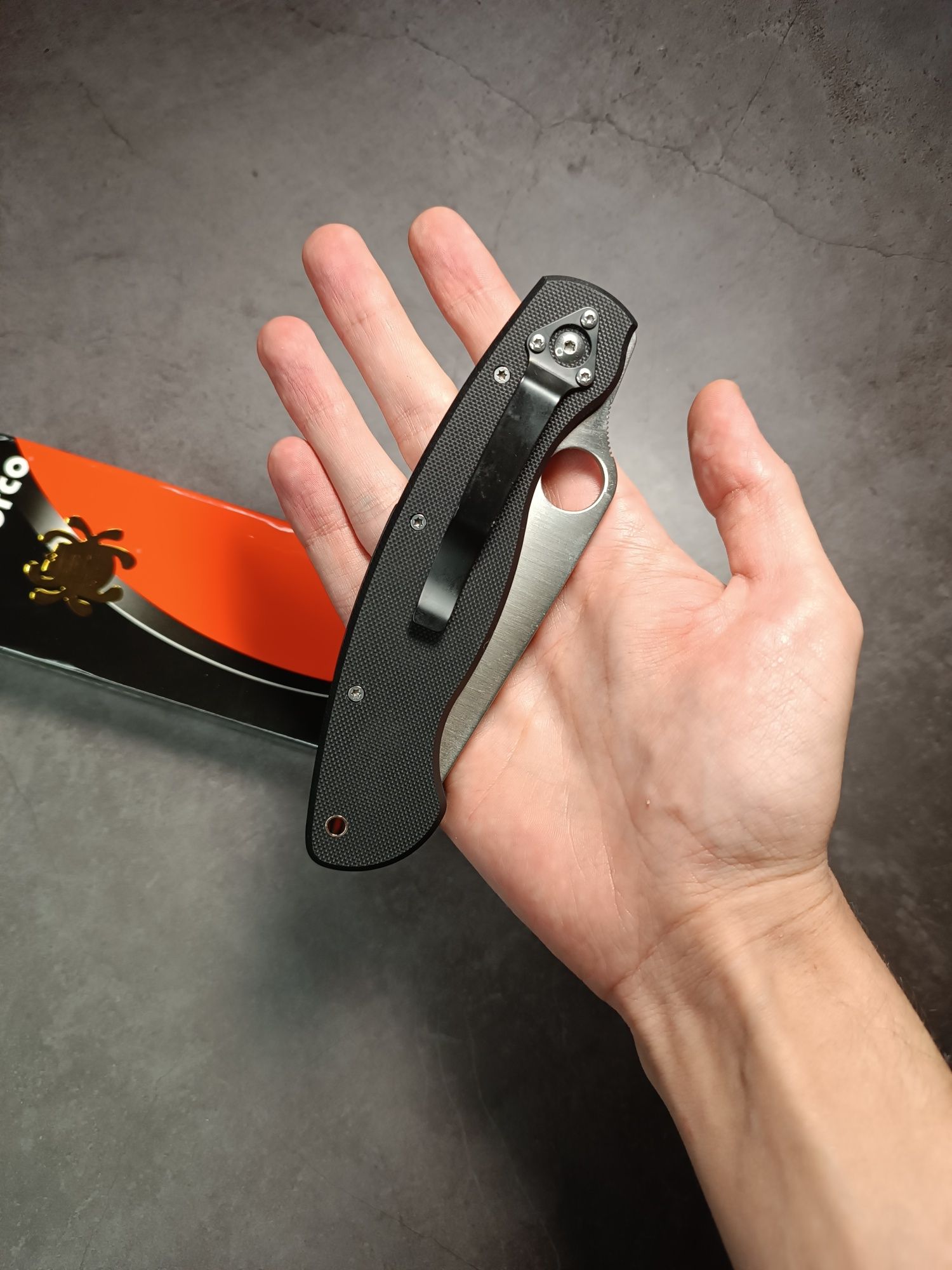 Туристичний складний Нож SPYDERCO Military