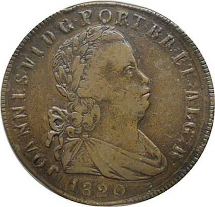 2 Patacos (40 Reis) D. João VI - 1820 e 1822