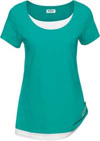 (13) Koszulka T-shirt zielony 2w1 36-38 NOWY