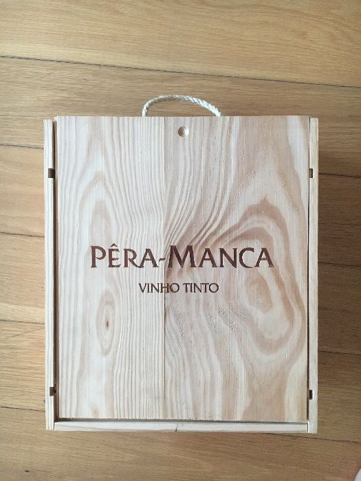 Caixa Madeira Vinho Pêra -Manca