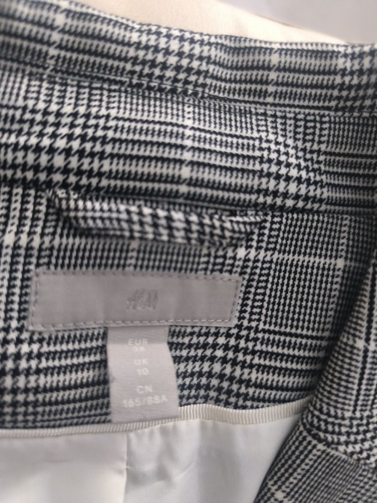 Blazer preto e branco