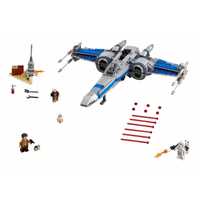 Set / Kit Star Wars X-wing da Resistência (compatível com lego)