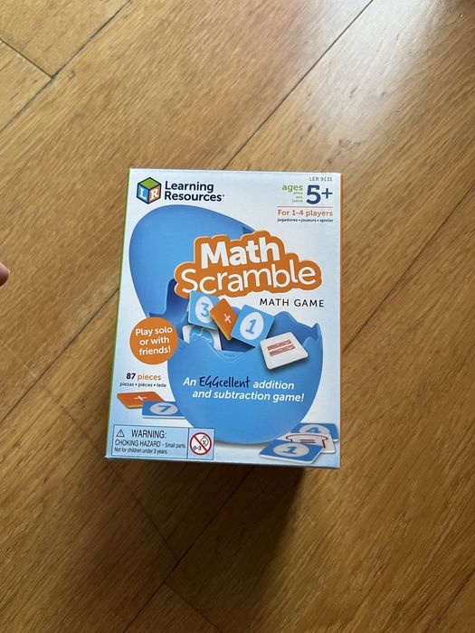 Jogo de matematica para crianças Ovo SELADO