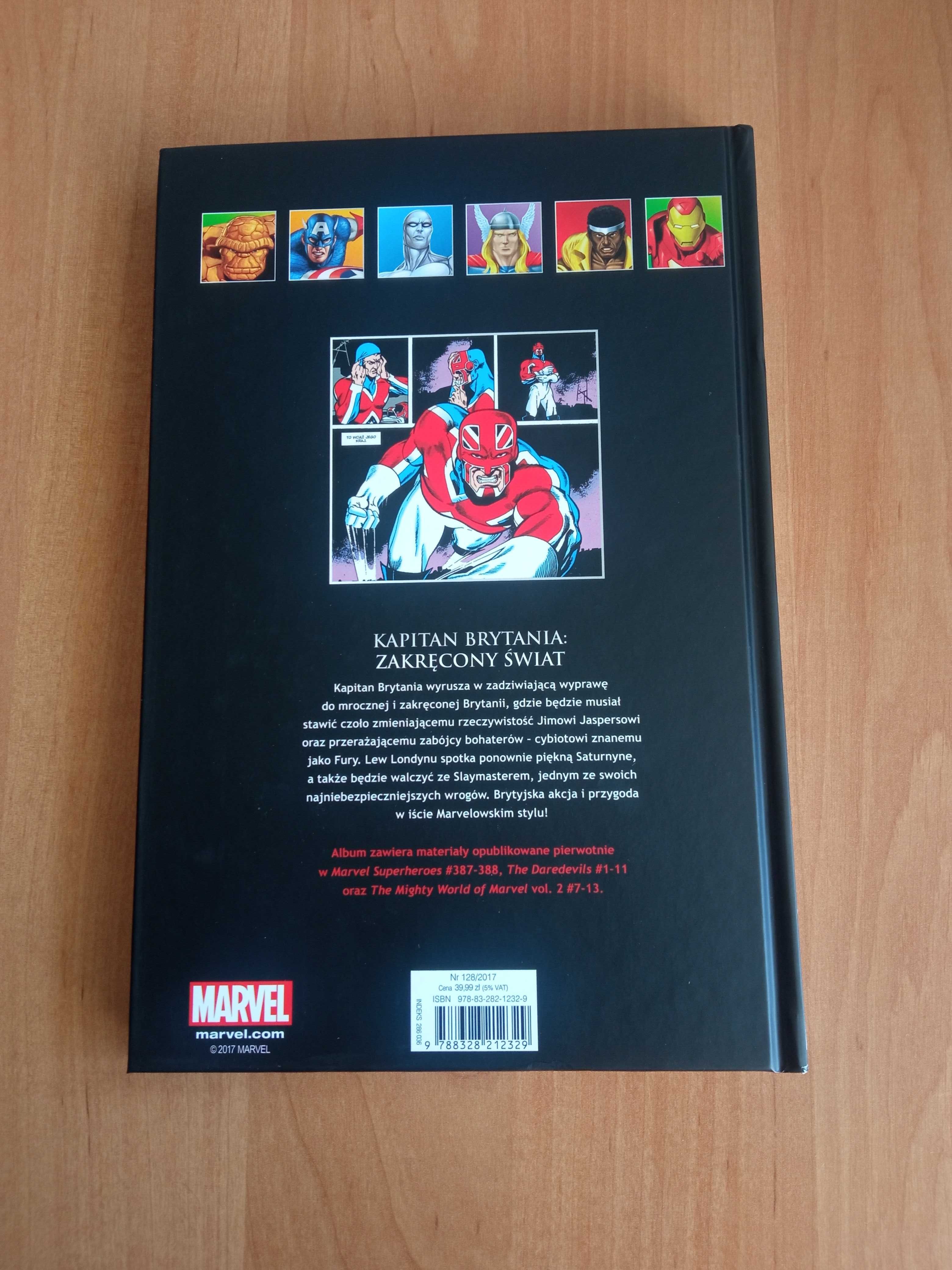 "Kapitan Brytania: Zakręcony świat" Wlk Kol Komiksów Marvela nr 128