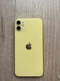 iPhone 11 64GB żółty + etui