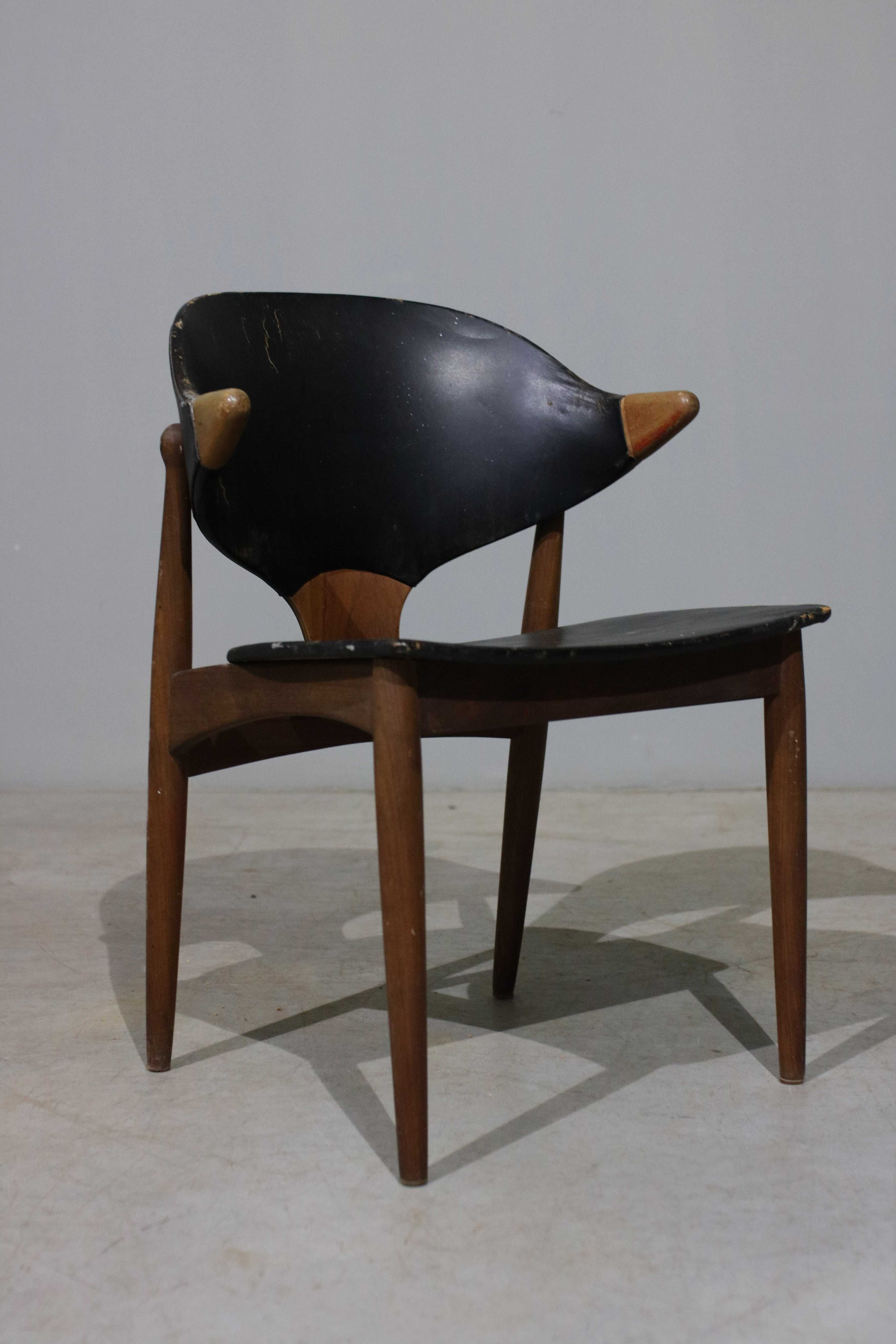 Cadeira Arne Vodder em teca | Mobiliário design | Vintage
