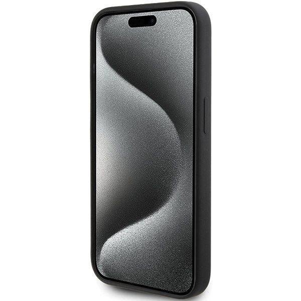 Etui Karl Lagerfeld Silicone Karl Script na iPhone 15 Pro - czarne