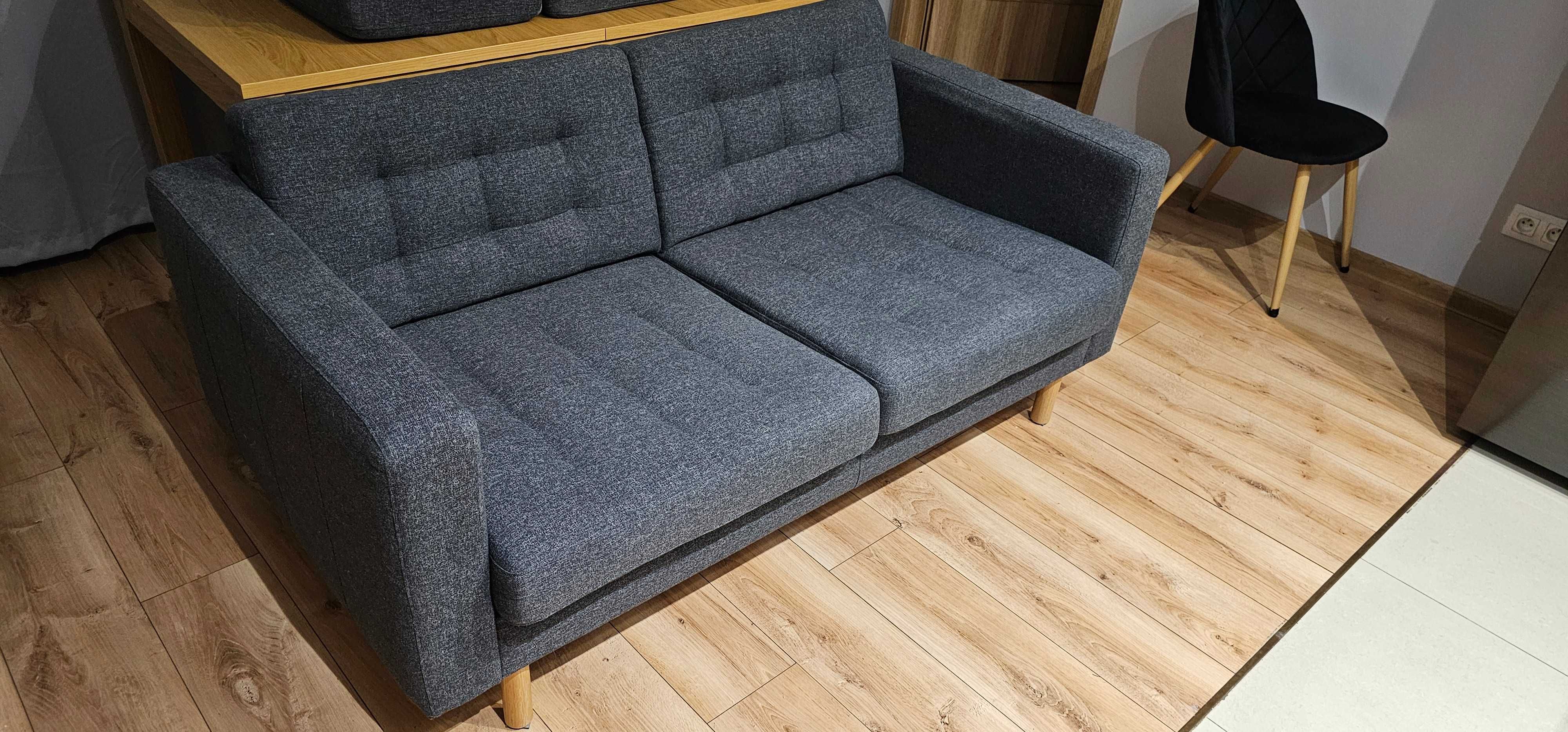 Sofa 2-osobowa PÄRUP, IKEA, kolor Gunnared ciemnoszary