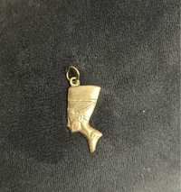 Золотая подвеска (кулончик) Нифертити