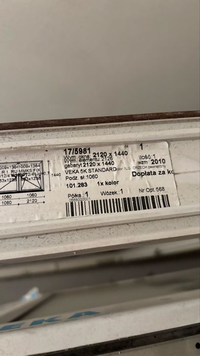 Okno nowe z demontażu