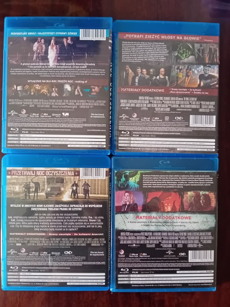 Noc oczyszczenia 1 -4 [Blu-Ray] polska dystrybucja