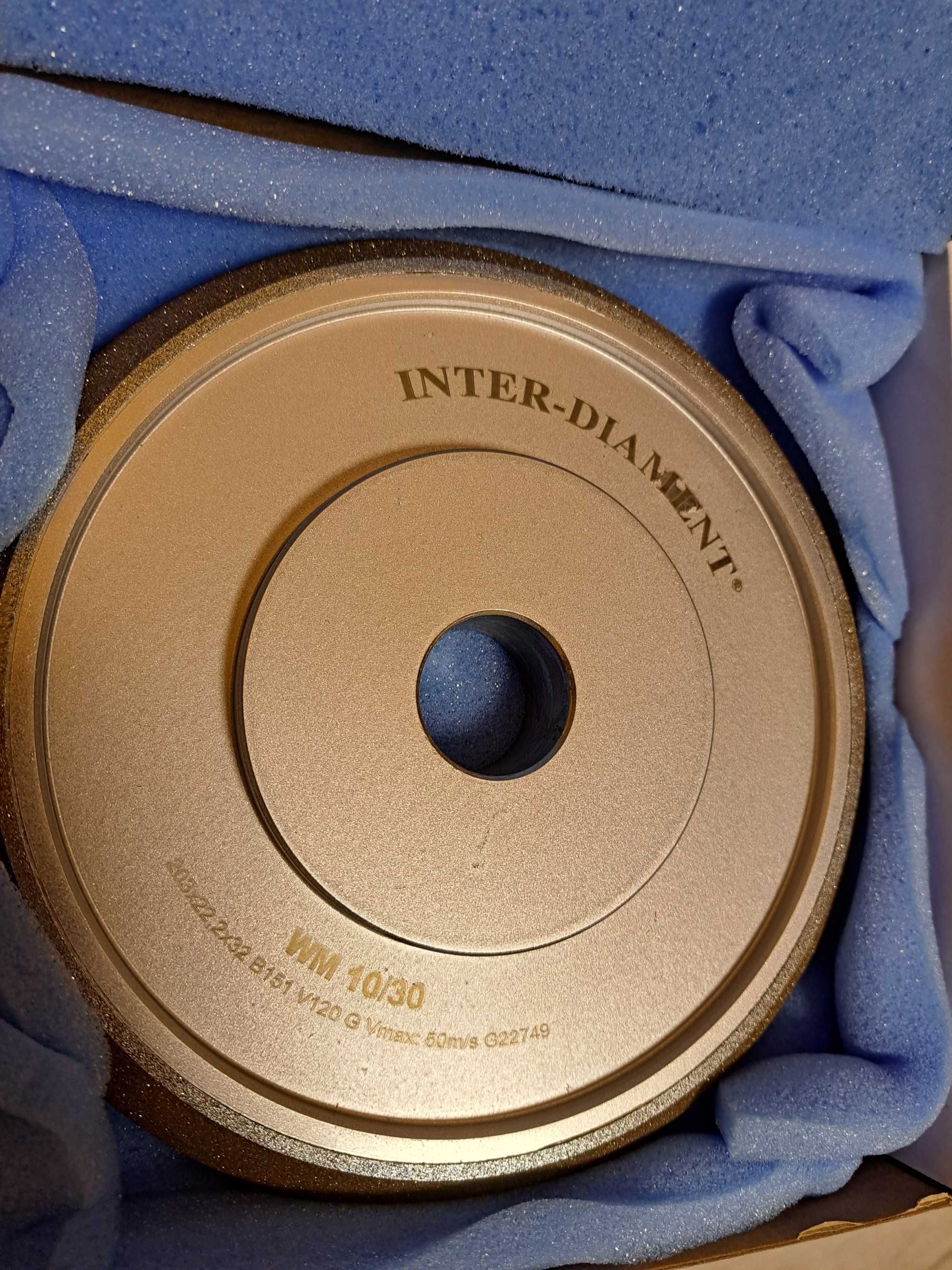 Боразоновий круг для ленточных пил Д127 , Д150, Д 203 мм Inter-Diament
