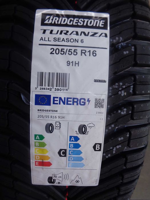 Nowe 205/55R16 BRIDGESTONE Turanza All Season 6 , Opony Całoroczne