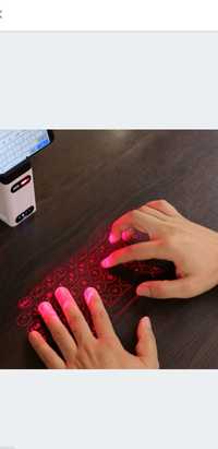 Wirtualna klawiatura laserowa projekcja bluetooth mini klawiatura nowa