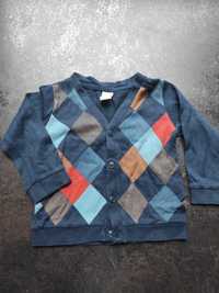 Sweter w romby 80cm H&M