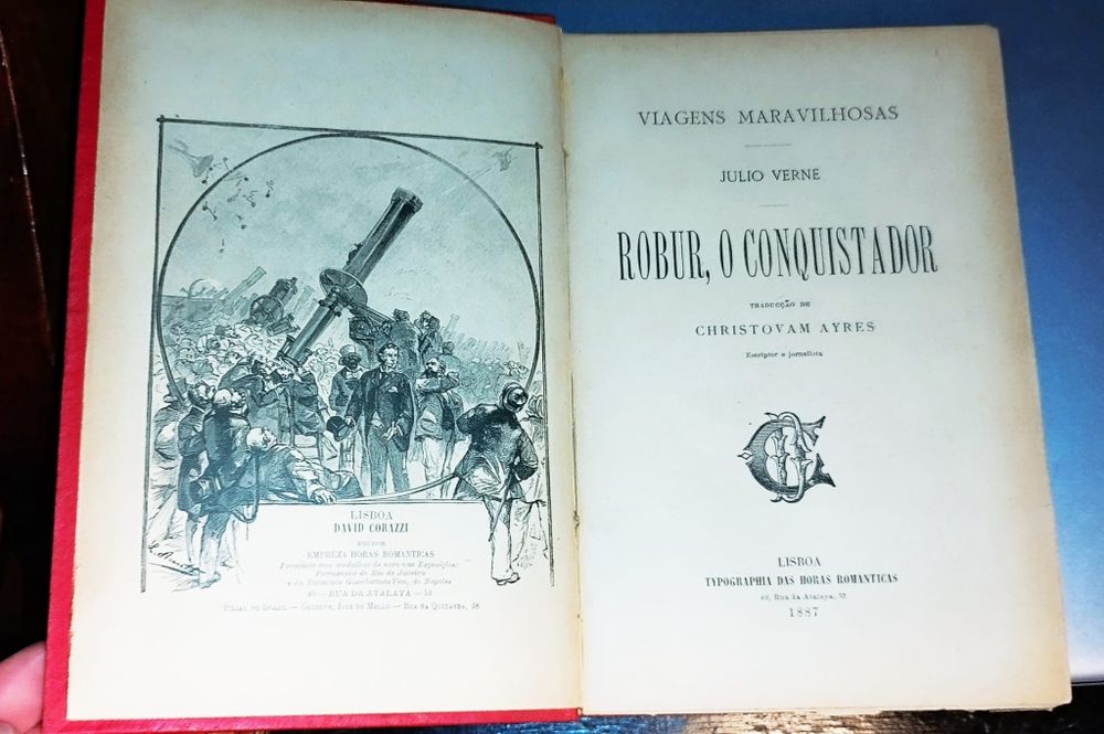 Julio Verne, Robur, o Conquistador, 1887

Tradução de Christovam Ayres