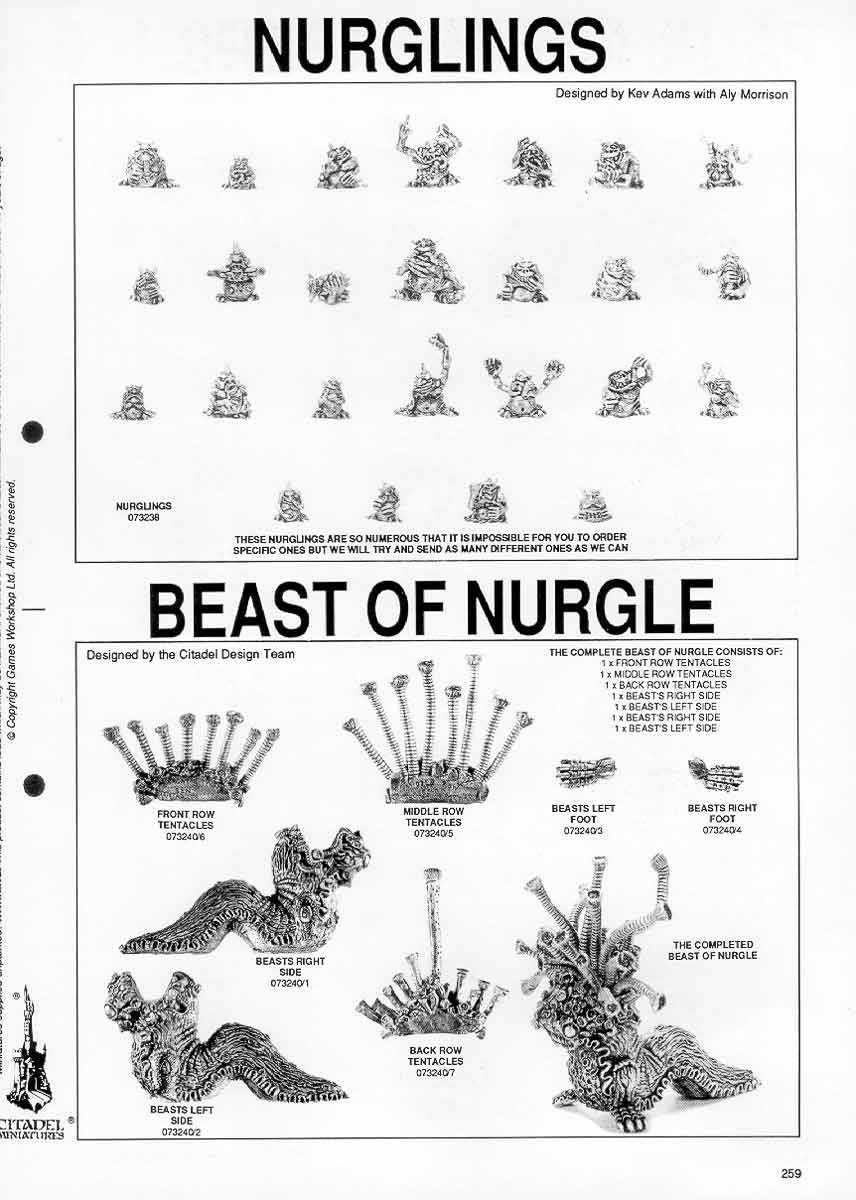 Warhammer Fantasy Battle: Nurglings i Classic Nurglings x 50