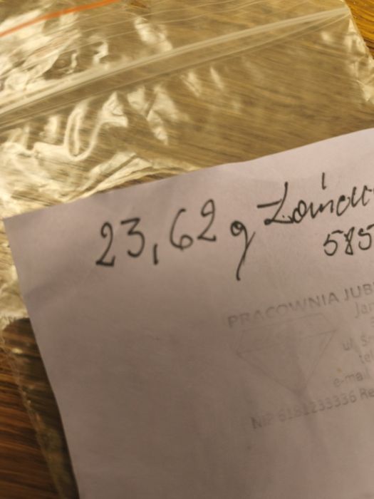 Łańcuszek 23,62g. Splot Królewski