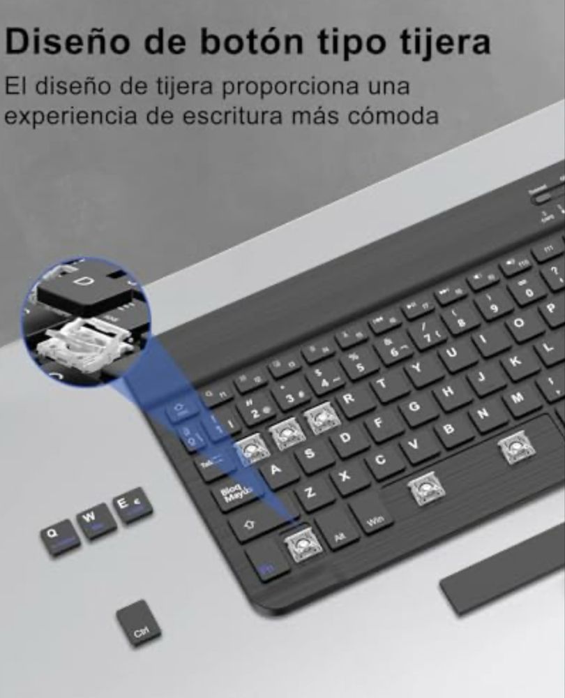 Capa com Teclado SENGBIRCH p/ Samsung Galaxy Tab S9 11” – Preto