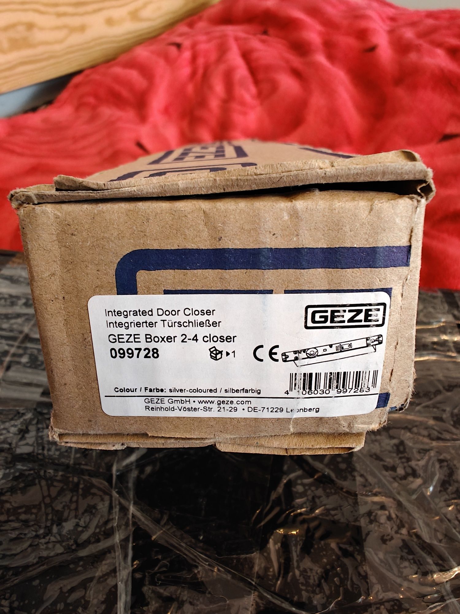 Samozamykacz wpuszczany GEZE BOXER 2-4 srebrny 099728