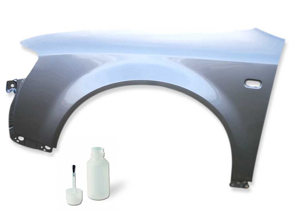 Błotnik lewy Audi A4 B6 LY7Q szary metalik – nowy, pomalowany