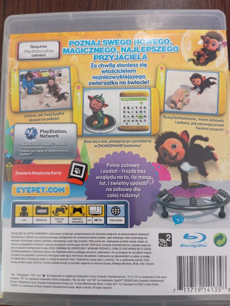 Gra Eyepet + magiczna karta