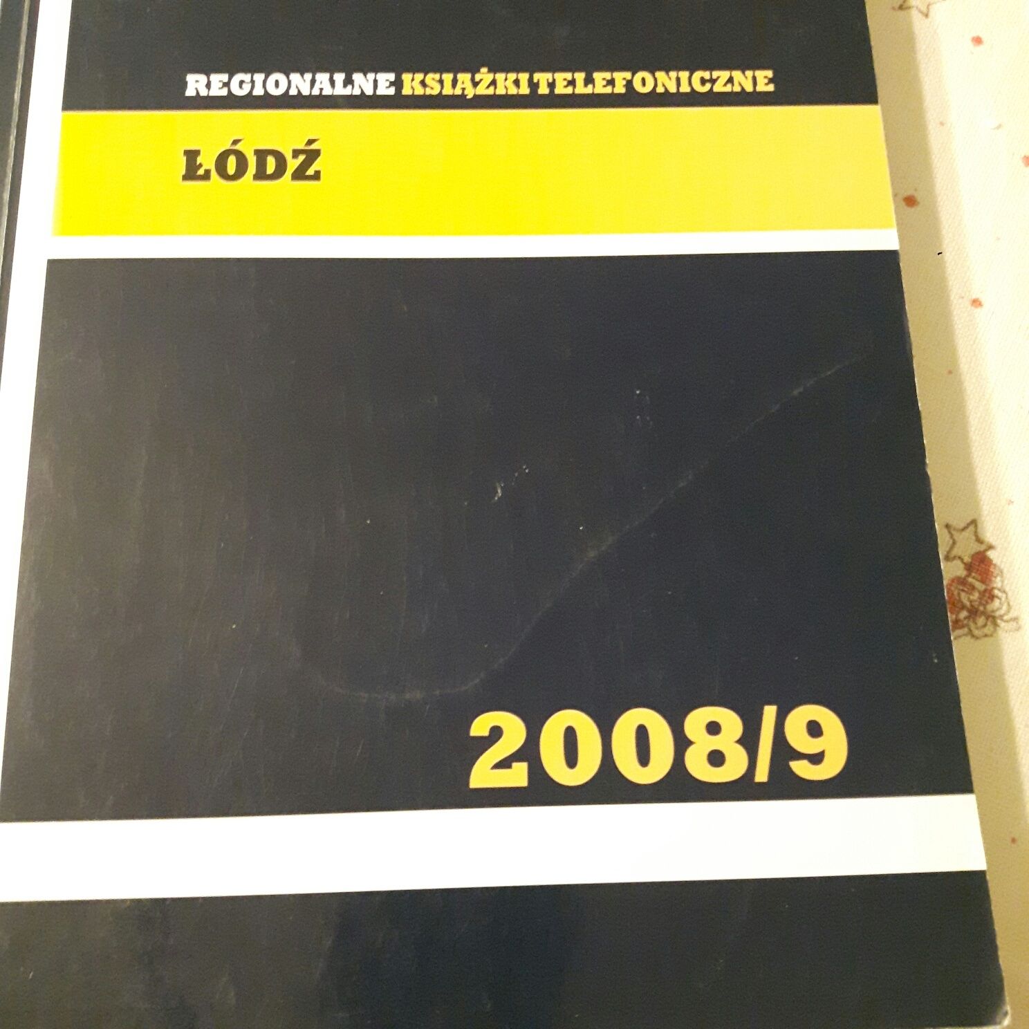 Książka telefoniczna Łódź 2008/9