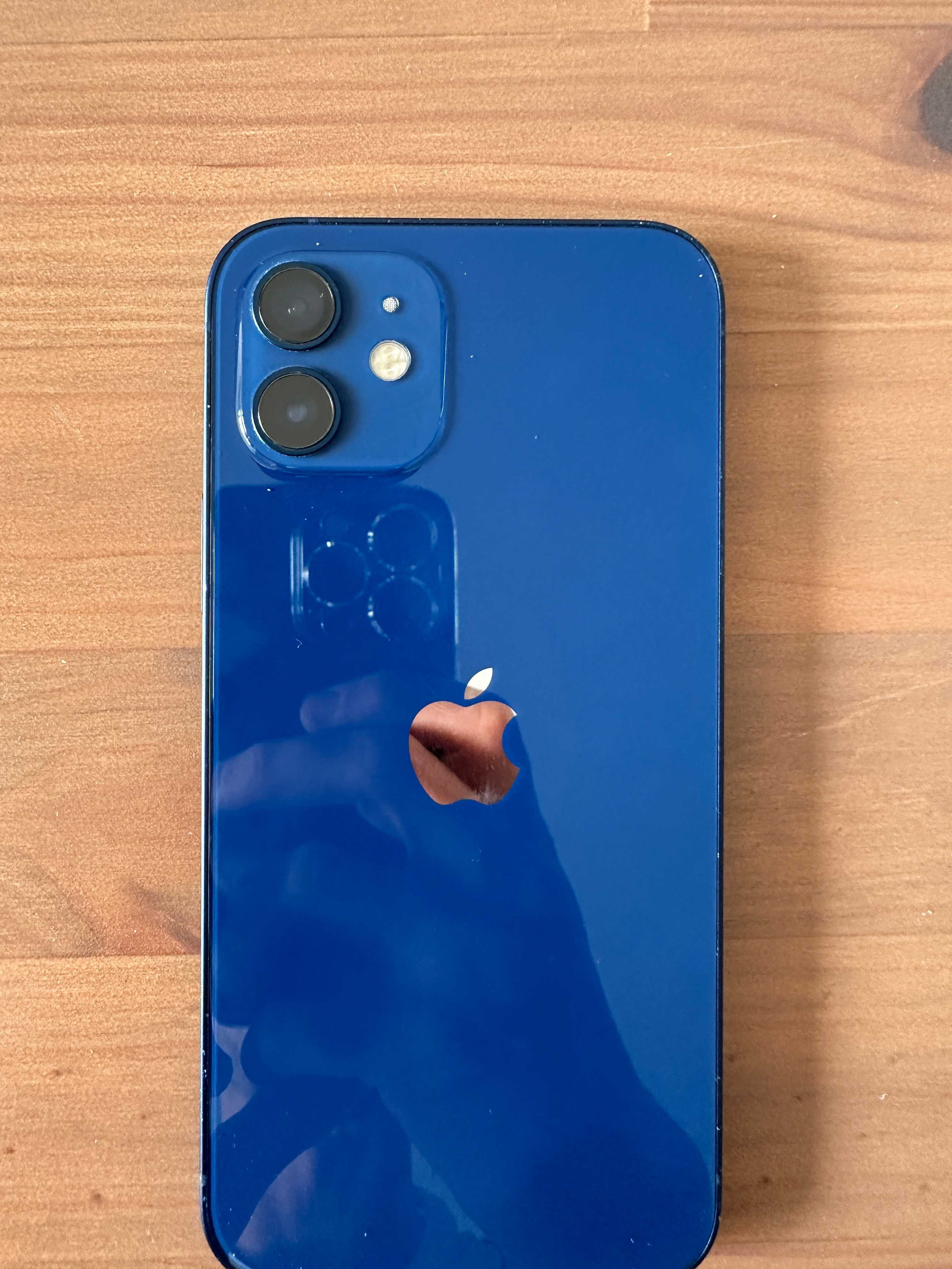 Iphone 12 azul 128gb usado