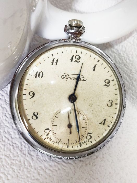 Часы карманные кристалл, 1962 год,ссср.